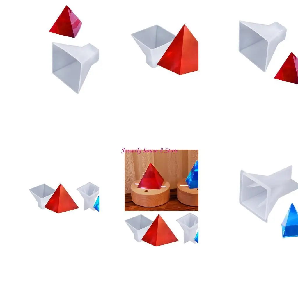 Гибкая силиконовая пирамида высокой четкости, форма для изготовления ювелирных изделий из эпоксидной смолы, инструмент для
Гибкая силиконовая пирамида высокой четкости, форма для изготовления ювелирных изделий из эпоксидной смолы, инструмент для