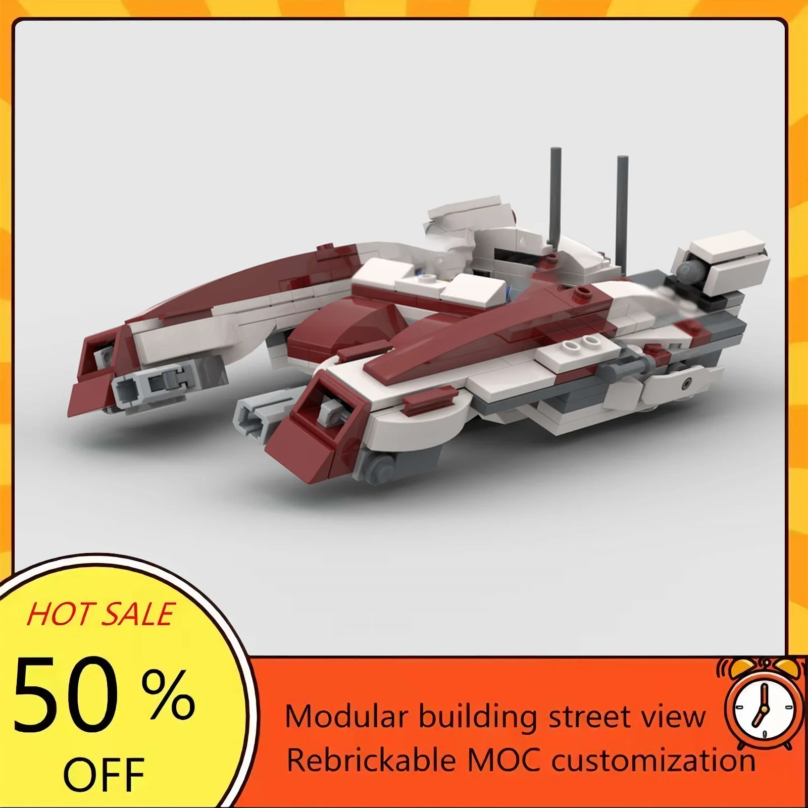 290PCS Popular Space War Movie Model MOC Building Bricks Spaceship Modular Technology Gifts Holiday Assemble Children Toy Suit
290PCS Popular Space War Movie Model MOC Building Bricks Spaceship Modular Technology Gifts Holiday Assemble Children Toy Suit