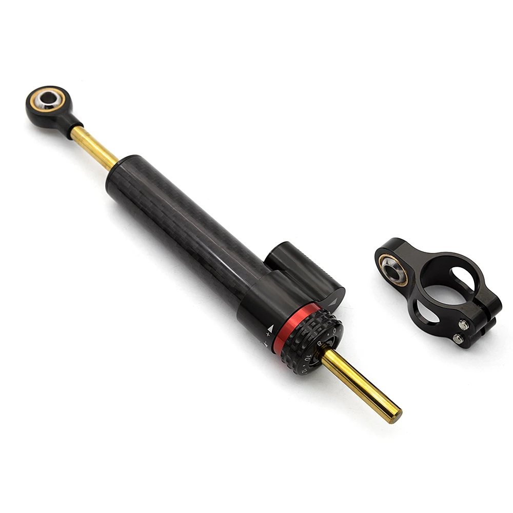 Stroke 75Mm Universal Motorcycle Carbon Steering Damper Stabilizer Racing Spare Parts
Stroke 75Mm Universal Motorcycle Carbon Steering Damper Stabilizer Racing Spare Parts