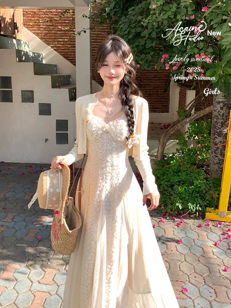 Женский кардиган Acaine Pure Color, трикотажный, приталенный, удлиненный, для весеннего слоистого образа, универсальный жакет
Женский кардиган Acaine Pure Color, трикотажный, приталенный, удлиненный, для весеннего слоистого образа, универсальный жакет