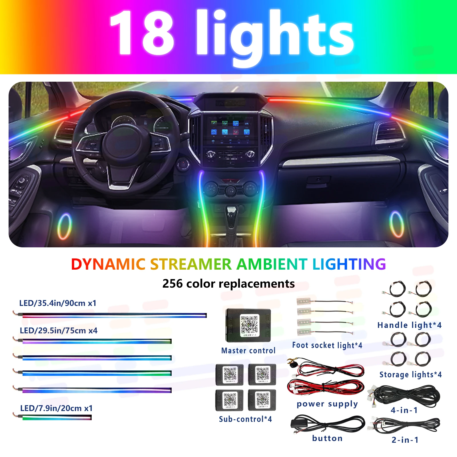 FILIPLI Waterproof Car LED Lights 64 Colors Bluetooth Controlled, Durable Acrylic Design & Simple Setup
FILIPLI Waterproof Car LED Lights 64 Colors Bluetooth Controlled, Durable Acrylic Design & Simple Setup
