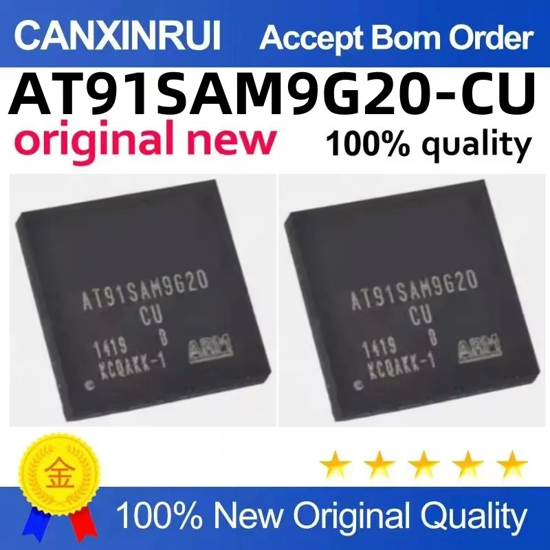 AT91SAM9G20B-CU AT91SAM9G20 SMD BGA217 Microcontroller Chip Brand new and original
AT91SAM9G20B-CU AT91SAM9G20 SMD BGA217 Microcontroller Chip Brand new and original