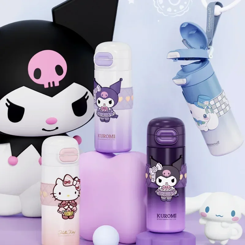 Sanrio Kuromi Hello Kitty 530 мл двойная бутылка для воды из нержавеющей стали термоизолированная чашка термос портативный мультяшный дизайн
Sanrio Kuromi Hello Kitty 530 мл двойная бутылка для воды из нержавеющей стали термоизолированная чашка термос портативный мультяшный дизайн