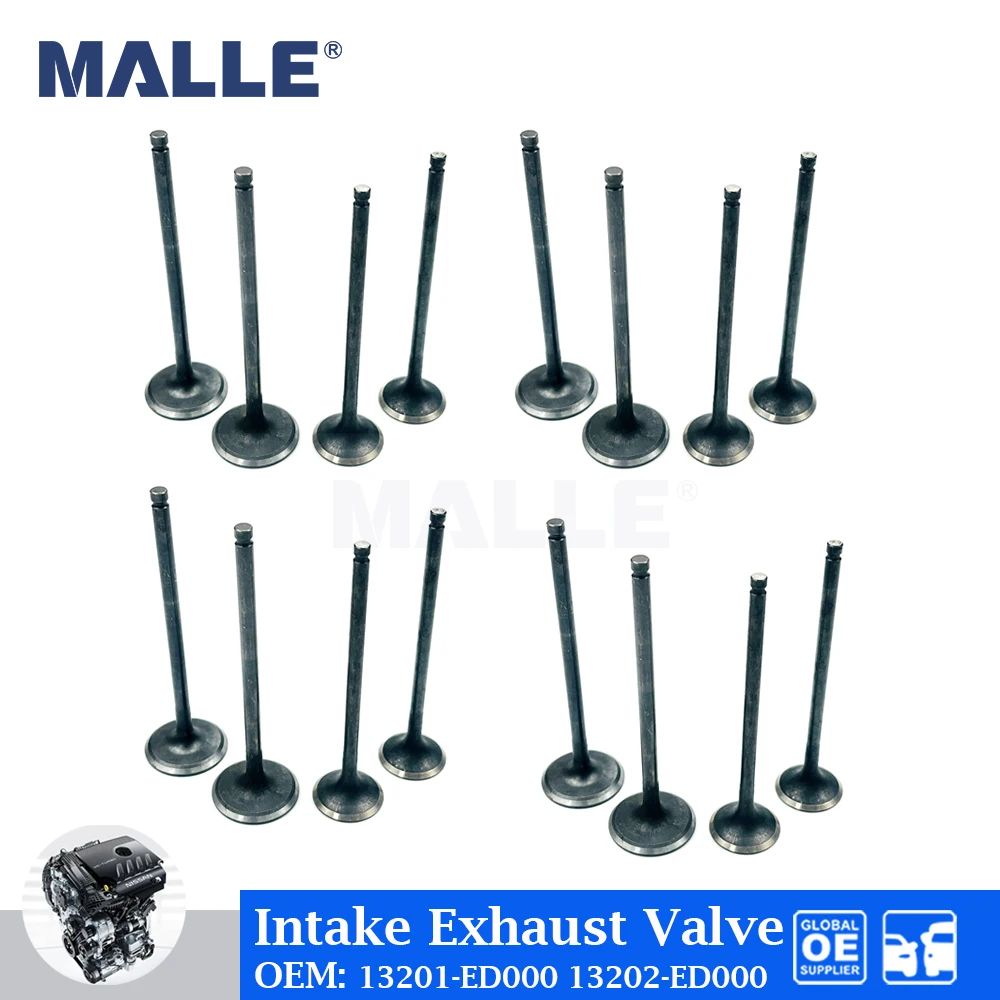 HR16 Engine Intake Exhaust Valve For Nissan NV200 TIIDA MICRA NOTE 1.6 HR16DE Auto Car Accessories OEM 13201-ED000 13202-ED000
HR16 Engine Intake Exhaust Valve For Nissan NV200 TIIDA MICRA NOTE 1.6 HR16DE Auto Car Accessories OEM 13201-ED000 13202-ED000