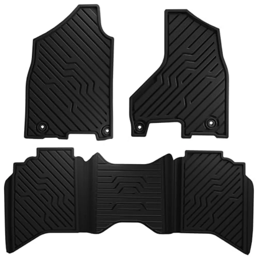 Car Rubber Floor Mats 2013-2018 Dodge ram 1500 - Custom Fit All Weather Protection Heavy Duty Black Auto Floor Liners Black
Car Rubber Floor Mats 2013-2018 Dodge ram 1500 - Custom Fit All Weather Protection Heavy Duty Black Auto Floor Liners Black