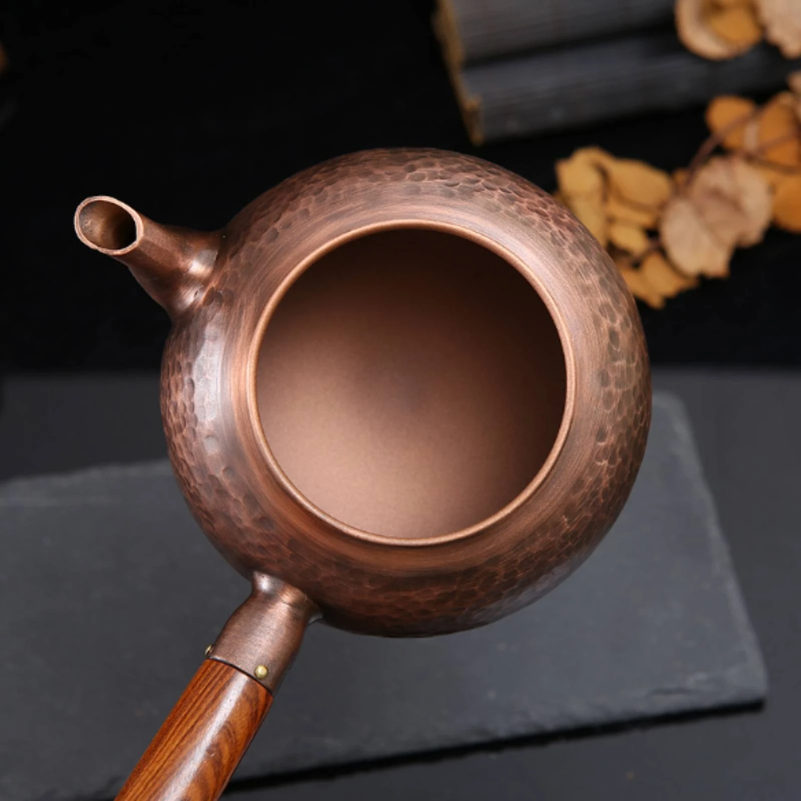 Copper Tea Kettle Hammered Copper Kettle with Wooden Handle Vessel Compact Decorative for Collectors, Kitchen Counter
Copper Tea Kettle Hammered Copper Kettle with Wooden Handle Vessel Compact Decorative for Collectors, Kitchen Counter