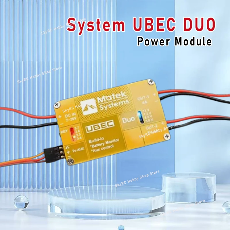 Matek System UBEC DUO - 4A 5V~12V & 4A 5V Dual Output RC Quadcopter Airplane Power Module
Matek System UBEC DUO - 4A 5V~12V & 4A 5V Dual Output RC Quadcopter Airplane Power Module
