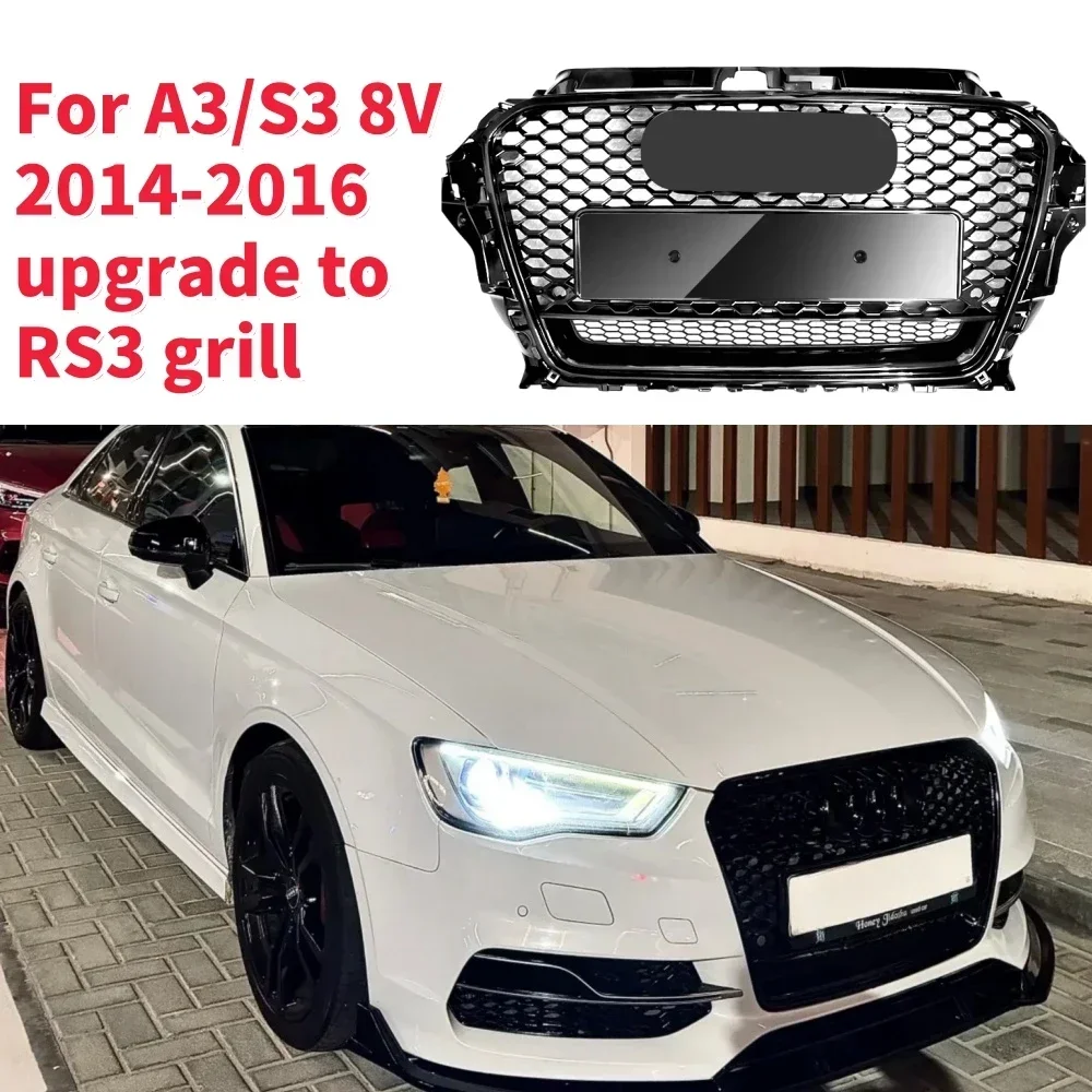 Racing Grills Front Hood Grille Car Front Bumper Grill Center Grille for RS3 Grill for Audi A3/S3 8V 2014-2016
Racing Grills Front Hood Grille Car Front Bumper Grill Center Grille for RS3 Grill for Audi A3/S3 8V 2014-2016