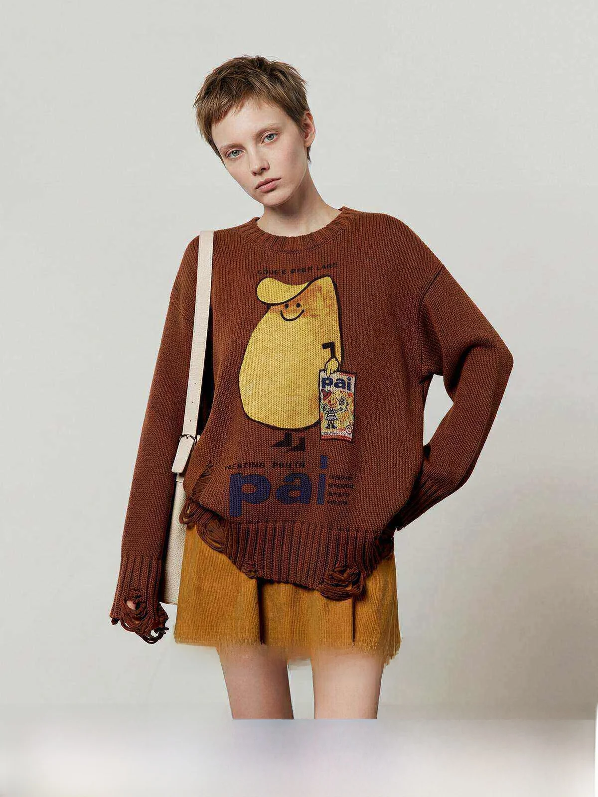 Loose Women's Knitted Sweater Spring New Style Lazy Fashion Outerwear Retro Knit Top round Neck Long Sleeve Thickened Casualwear
Loose Women's Knitted Sweater Spring New Style Lazy Fashion Outerwear Retro Knit Top round Neck Long Sleeve Thickened Casualwear