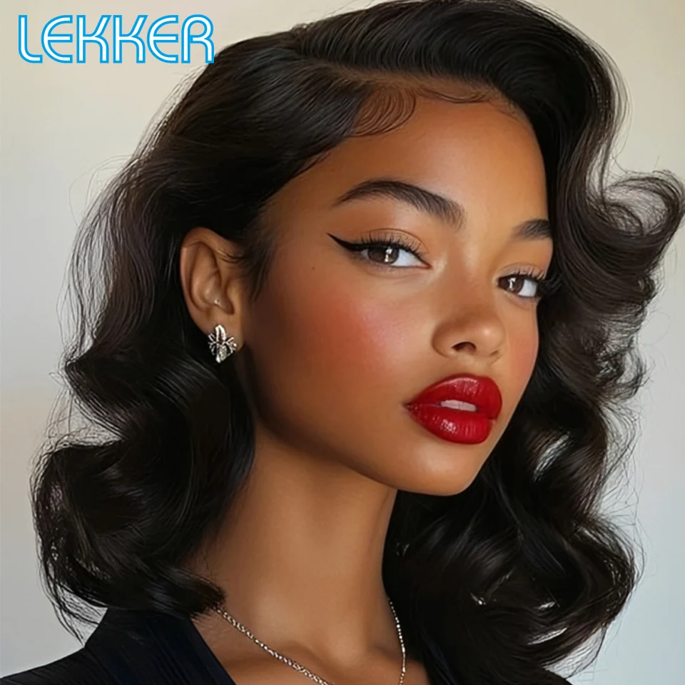 Lekker Colored 16" Short Deep Wavy 100% Human Hair Wigs Side Part Lace Front For Women Brazilian Remy Hair Glueless Clearance
Lekker Colored 16" Short Deep Wavy 100% Human Hair Wigs Side Part Lace Front For Women Brazilian Remy Hair Glueless Clearance