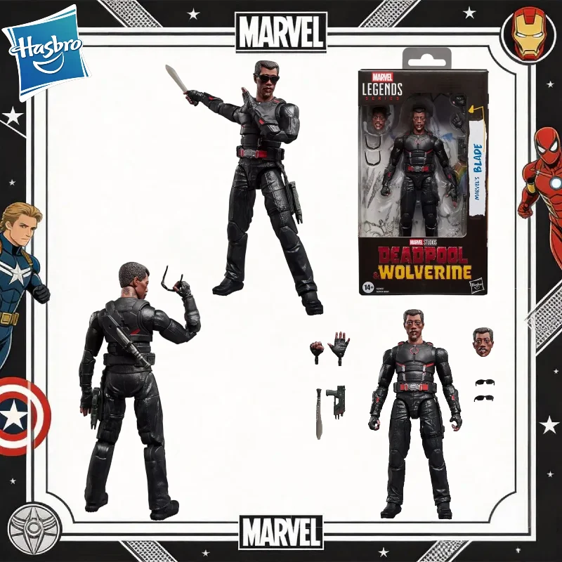 【IN STOCK】Hasbro Marvel Legends Series Deadpool & Wolverine Marvel's Blade 15cm Deluxe Action Figure Collection Original Model
【IN STOCK】Hasbro Marvel Legends Series Deadpool & Wolverine Marvel's Blade 15cm Deluxe Action Figure Collection Original Model