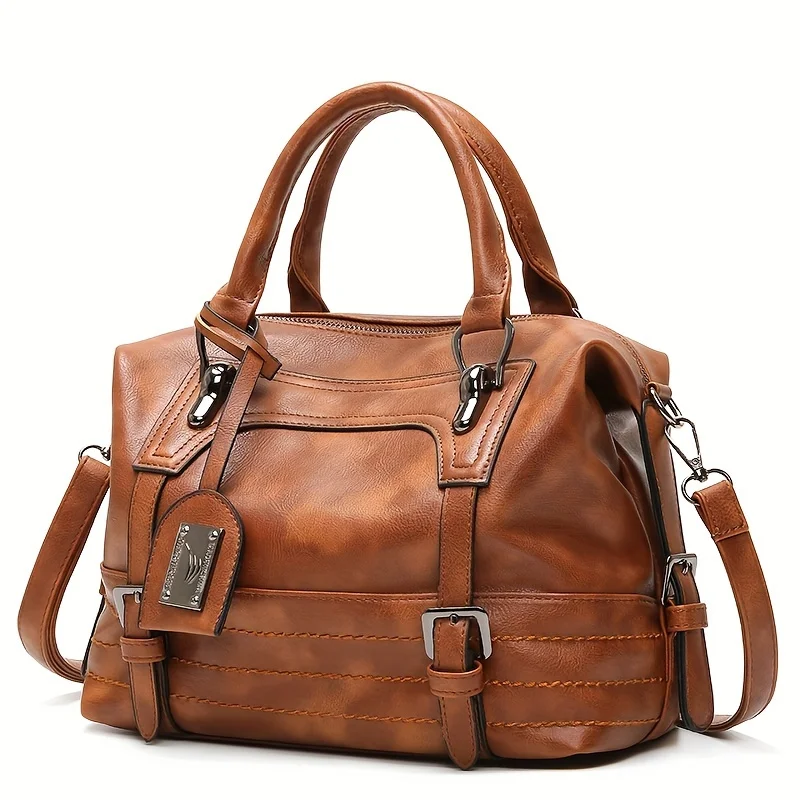 Vintage Women's/ men's PU Leather Handbag Retro Multi-pocket Shoulder Crossbody Bag Casual Large Capacity Satchel Tote Purse
Vintage Women's/ men's PU Leather Handbag Retro Multi-pocket Shoulder Crossbody Bag Casual Large Capacity Satchel Tote Purse