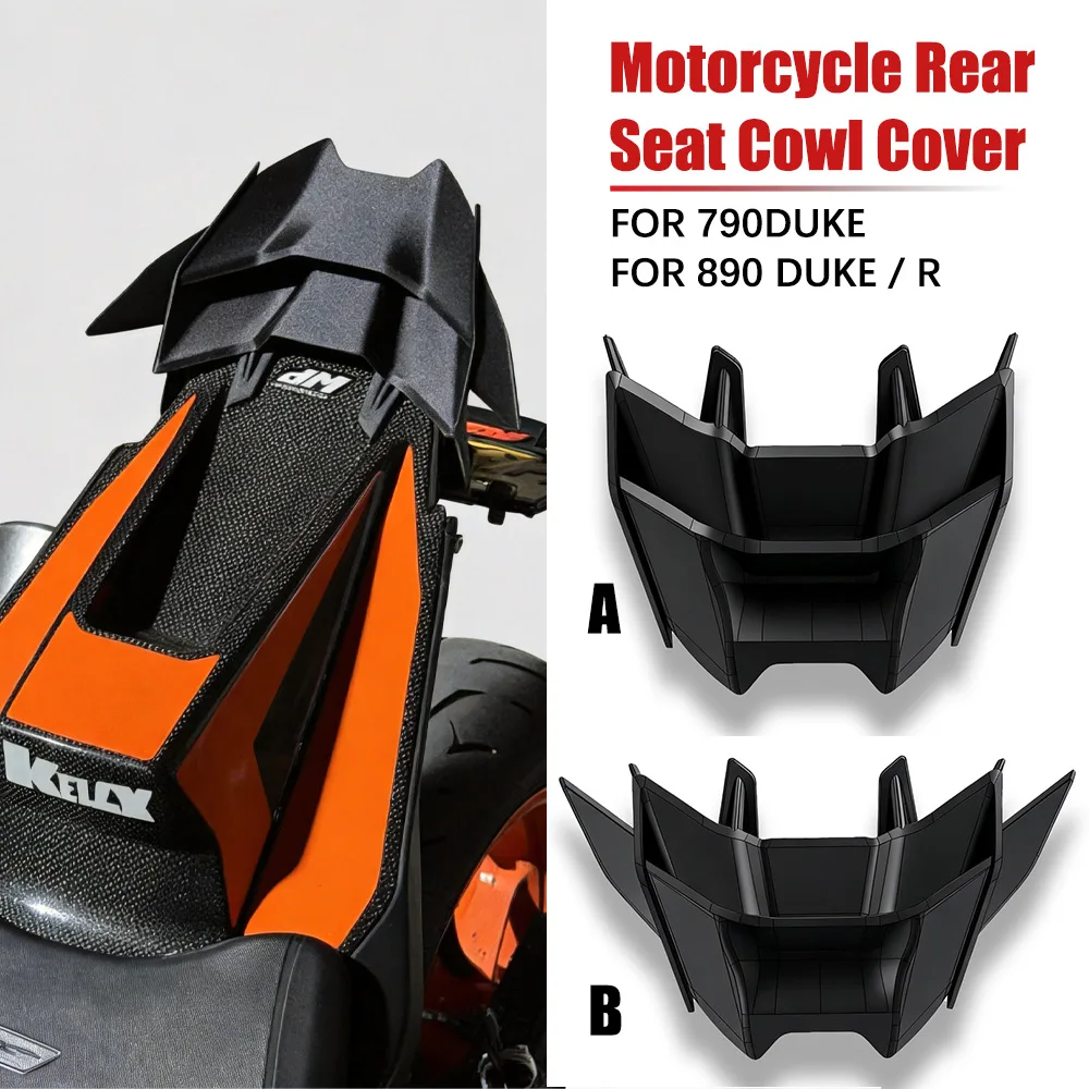 Motorcycle Rear Seat Cowl Cover For 790Duke 890 Duke / R Rear Tail Fixed Wing Trailing wing Fairing Winglet
Motorcycle Rear Seat Cowl Cover For 790Duke 890 Duke / R Rear Tail Fixed Wing Trailing wing Fairing Winglet