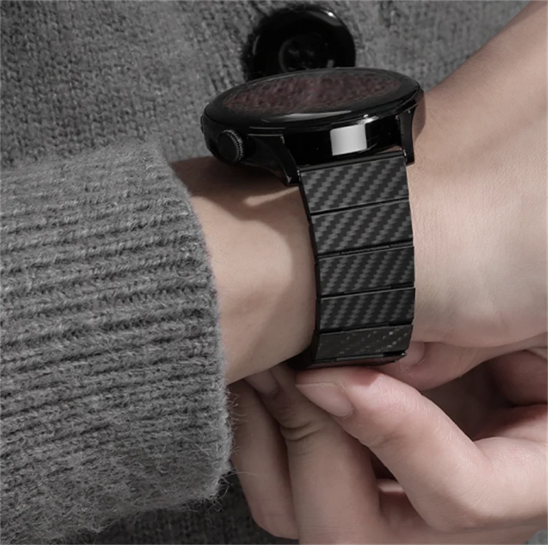 Ремешок из углеродного волокна для Samsung Galaxy watch 4/classic/3 46 мм/42 мм 44 мм 40 мм, браслет для Huawei watch GT 2 pro, 20 мм 22 мм
Ремешок из углеродного волокна для Samsung Galaxy watch 4/classic/3 46 мм/42 мм 44 мм 40 мм, браслет для Huawei watch GT 2 pro, 20 мм 22 мм