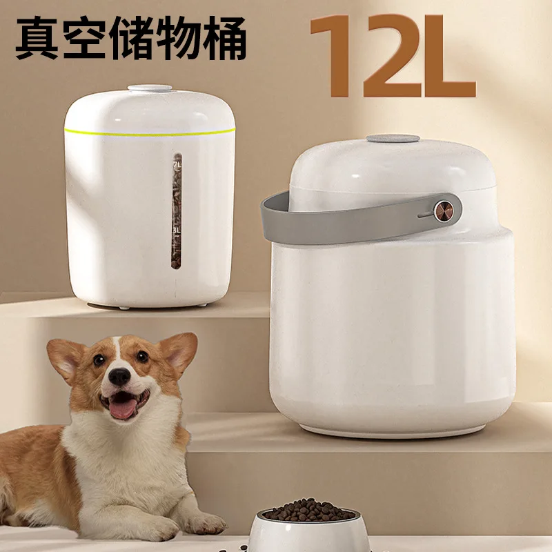 Ведро для хранения корма для домашних животных, герметичное ведро для собак, резервуар для кошек, влагостойкое вакуумное ведро для хранения зерна, домашнее хозяйство
Ведро для хранения корма для домашних животных, герметичное ведро для собак, резервуар для кошек, влагостойкое вакуумное ведро для хранения зерна, домашнее хозяйство