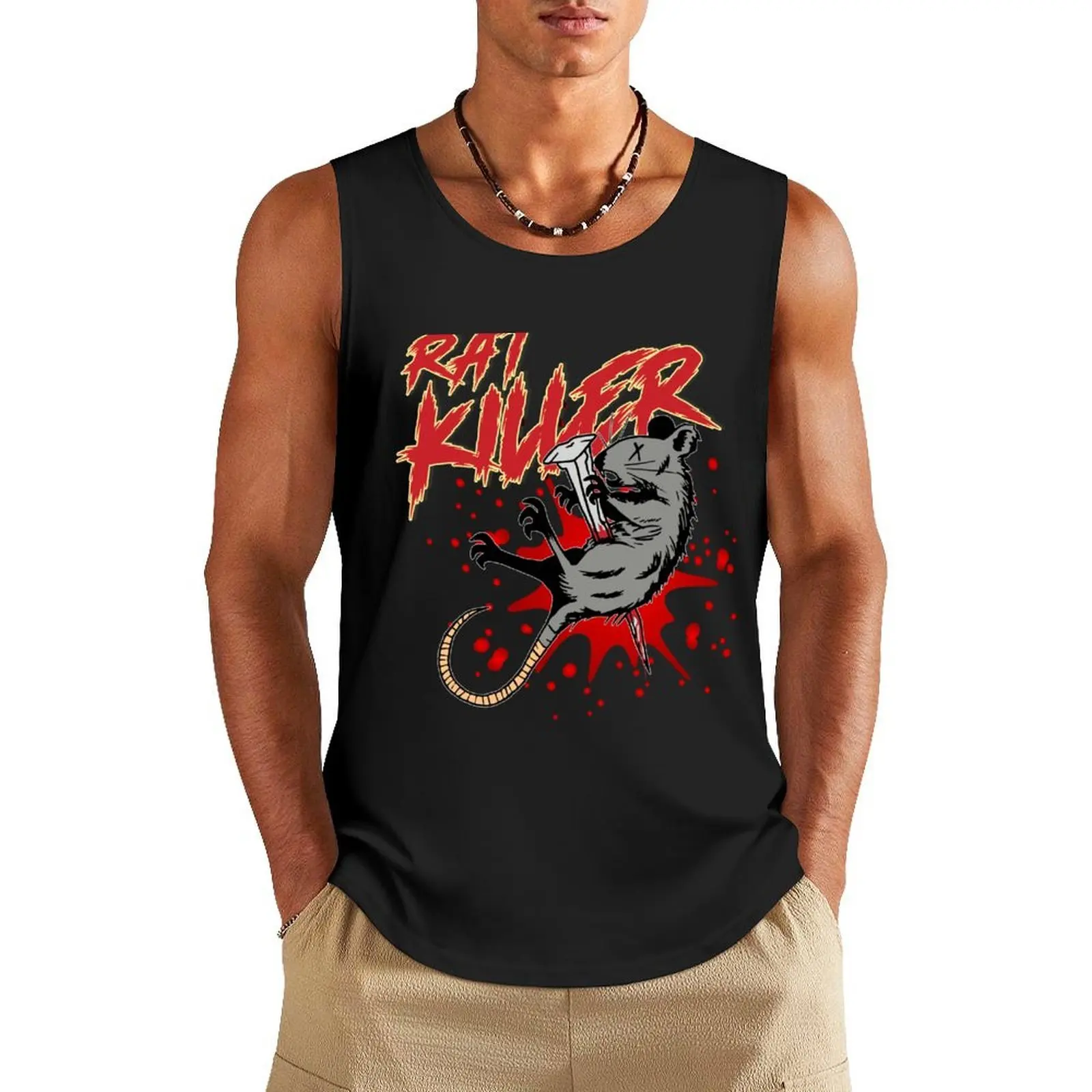 Rat, Killer, mouse, (W) Tank Top Men's clothing male top Men's gym Men's sports t-shirt
Rat, Killer, mouse, (W) Tank Top Men's clothing male top Men's gym Men's sports t-shirt