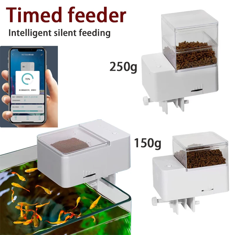 Automatic Fish Feeder Voice Remote Control Fish Feeding 4-speed Feeder Aquarium Fish Food Feeder Suspension Feeding 
Automatic Fish Feeder Voice Remote Control Fish Feeding 4-speed Feeder Aquarium Fish Food Feeder Suspension Feeding