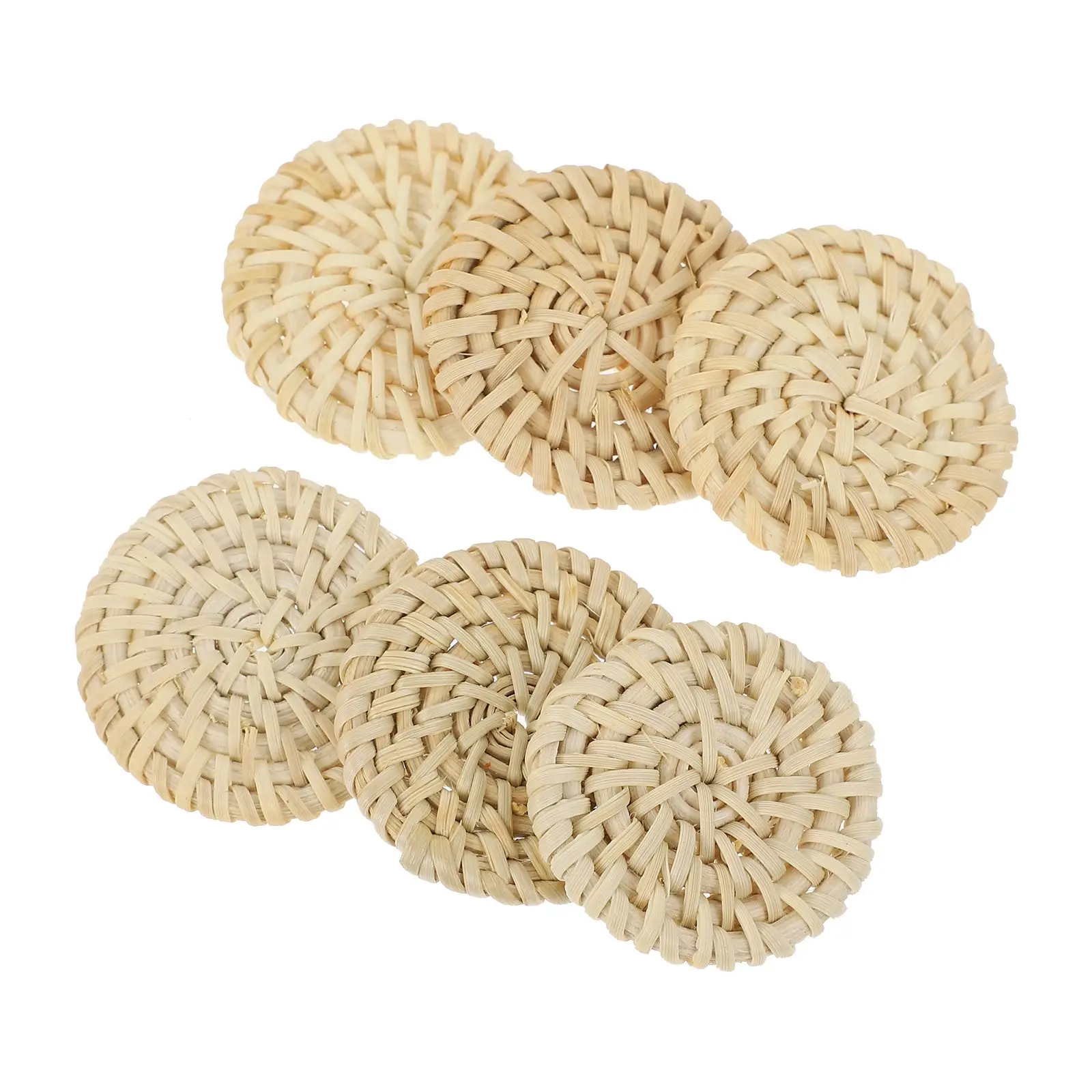 6 Pcs 3cm White Woven Round Cake Earrings DIY Jewelry Findings Rattan Weaving Pendant Boho Style Handmade Accessories
6 Pcs 3cm White Woven Round Cake Earrings DIY Jewelry Findings Rattan Weaving Pendant Boho Style Handmade Accessories