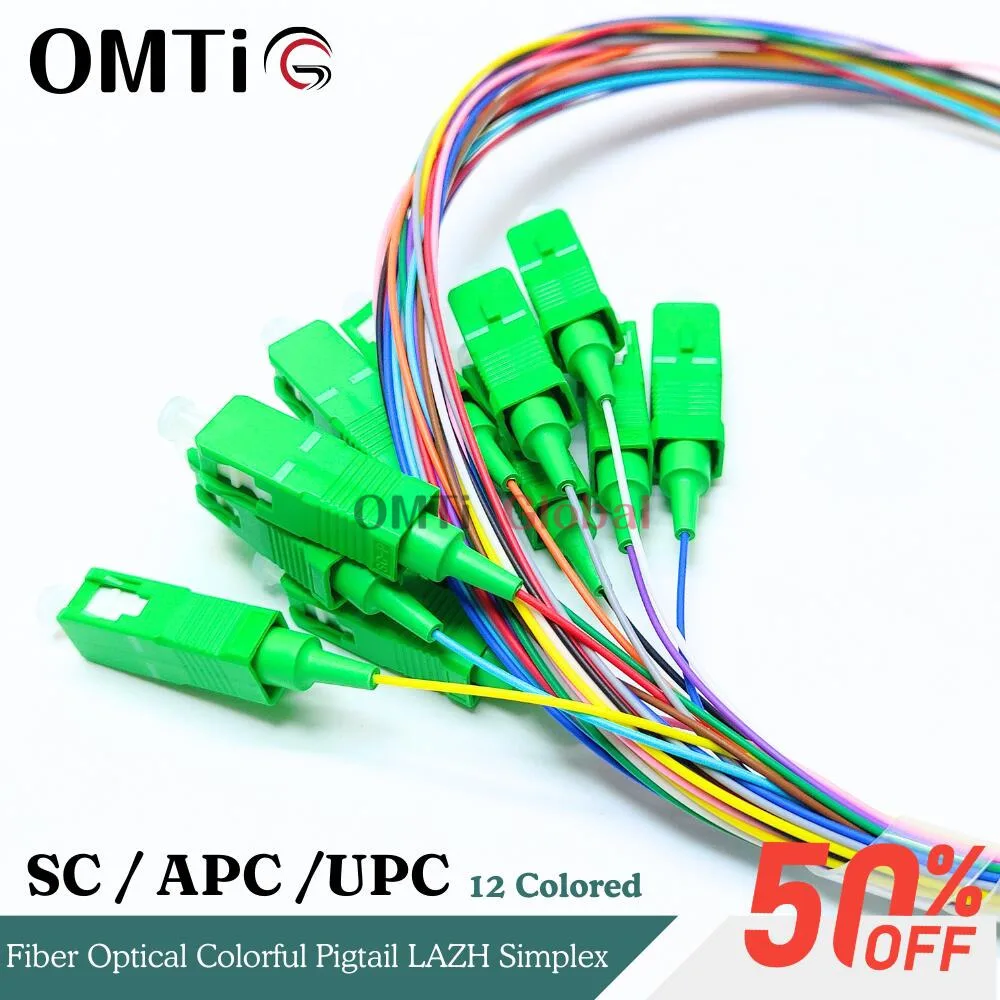 OMTiG 12 Colored SC / APC /UPC Fiber Optical Colorful Pigtail LAZH Simplex Single Mode 0.9Mm Quality Factory Supply
OMTiG 12 Colored SC / APC /UPC Fiber Optical Colorful Pigtail LAZH Simplex Single Mode 0.9Mm Quality Factory Supply