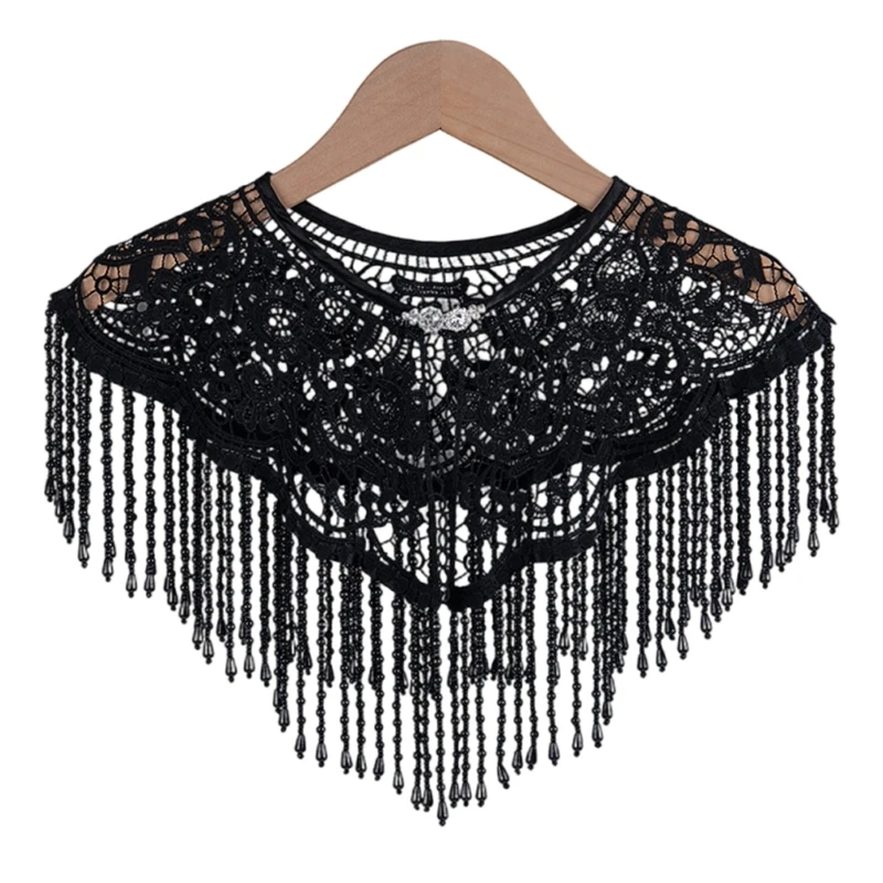 367C Embroidered Tassels Capelet Traditional Cloud Shoulder Evening Ceremony Shawl Women Marriage Accessories
367C Embroidered Tassels Capelet Traditional Cloud Shoulder Evening Ceremony Shawl Women Marriage Accessories