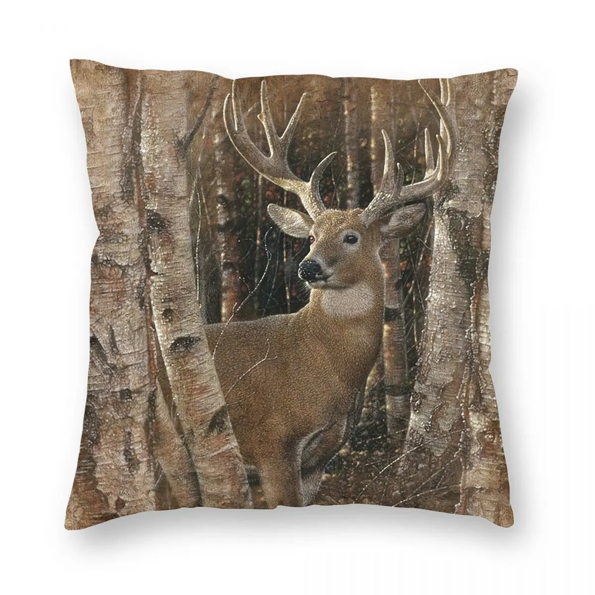 Deer Birchwood Buck Square Pillowcase Cushion Cover Decorative Pillow Case Throw Pillow Cover for Home Sofa Living Room
Deer Birchwood Buck Square Pillowcase Cushion Cover Decorative Pillow Case Throw Pillow Cover for Home Sofa Living Room