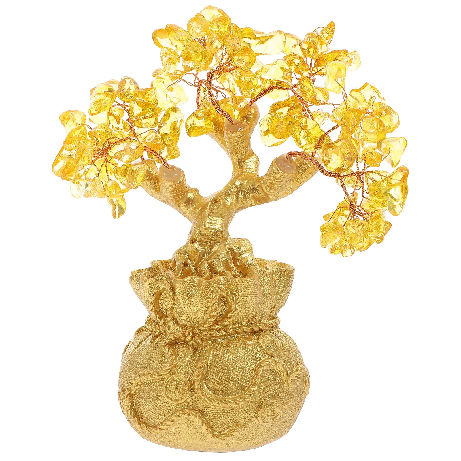 Crystal Money Tree Ornaments Bonsai Style 19Cm Natural Feng Shui Wealth Luck Decoration for Home Office Shop Prosperity Symbol
Crystal Money Tree Ornaments Bonsai Style 19Cm Natural Feng Shui Wealth Luck Decoration for Home Office Shop Prosperity Symbol