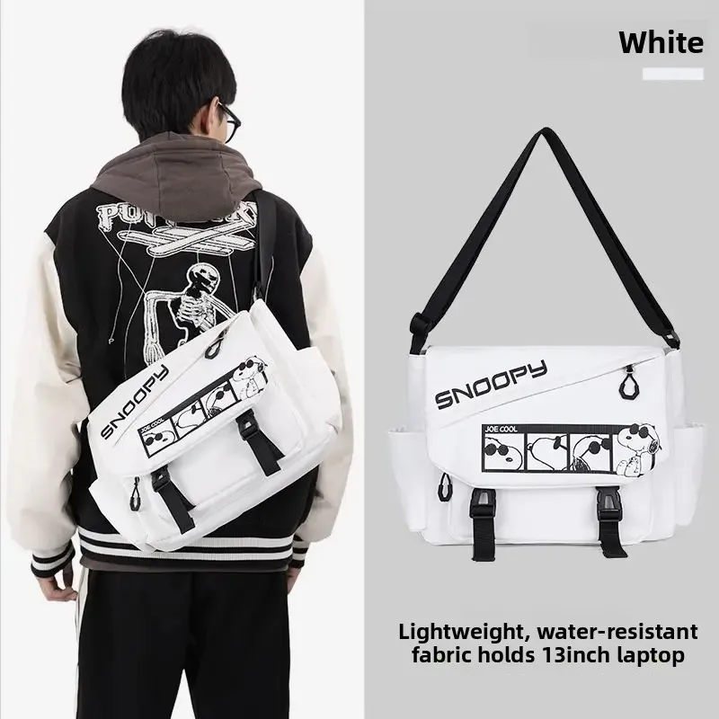 Snoopy cartoon cute student PU messenger crossbody bag creative couple matching shoulder bag laptop storage travel bag gift
Snoopy cartoon cute student PU messenger crossbody bag creative couple matching shoulder bag laptop storage travel bag gift