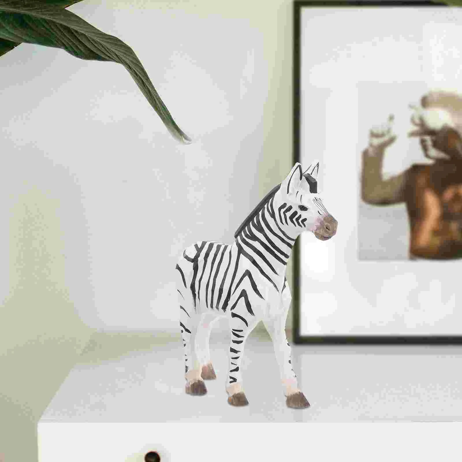 Animal Wood Carving Figure Cartoon Carved Statue Wooden Desktop Zebra Figurine Manual
Animal Wood Carving Figure Cartoon Carved Statue Wooden Desktop Zebra Figurine Manual
