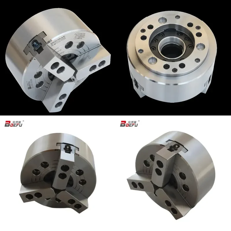 BDEFU Hydraulic Three Jaw Chuck High Precision for CNC Lathe Machine Tool Accessories KT08-3 8INCH
BDEFU Hydraulic Three Jaw Chuck High Precision for CNC Lathe Machine Tool Accessories KT08-3 8INCH