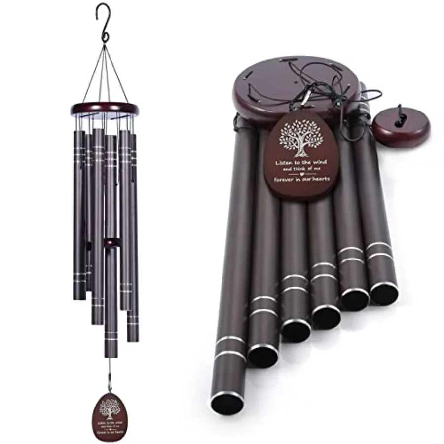 Large Wind Chimes Outside Deep Tone Memorial Wind Chime for Loss of Loved one, Sympathy Gift for Bereavement, Condolence, Funer
Large Wind Chimes Outside Deep Tone Memorial Wind Chime for Loss of Loved one, Sympathy Gift for Bereavement, Condolence, Funer