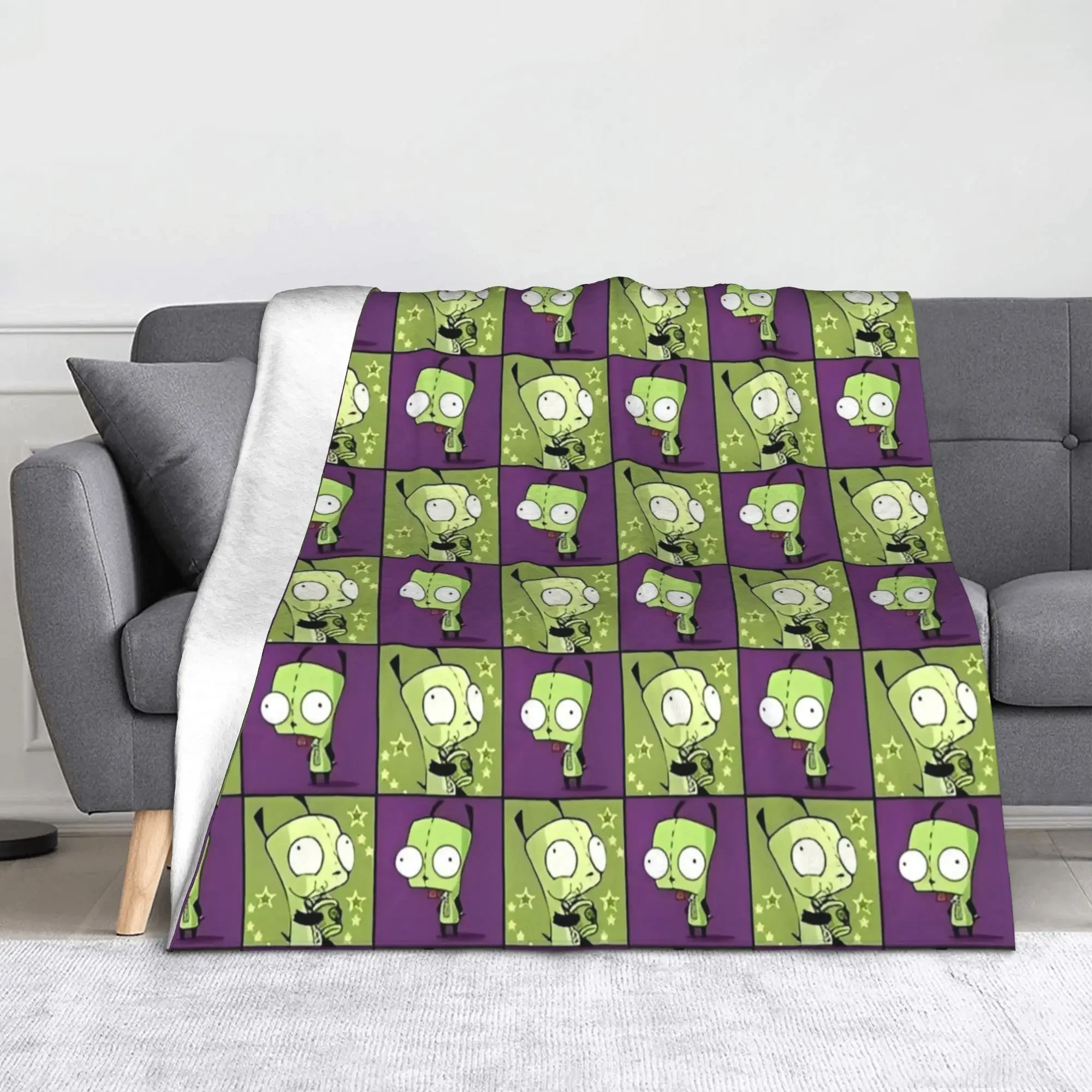 Шерстяное одеяло с изображением персонажа Гир из мультфильма Invader Zim, xcm, потрясающий плед для дома, дивана или кровати
Шерстяное одеяло с изображением персонажа Гир из мультфильма Invader Zim, xcm, потрясающий плед для дома, дивана или кровати