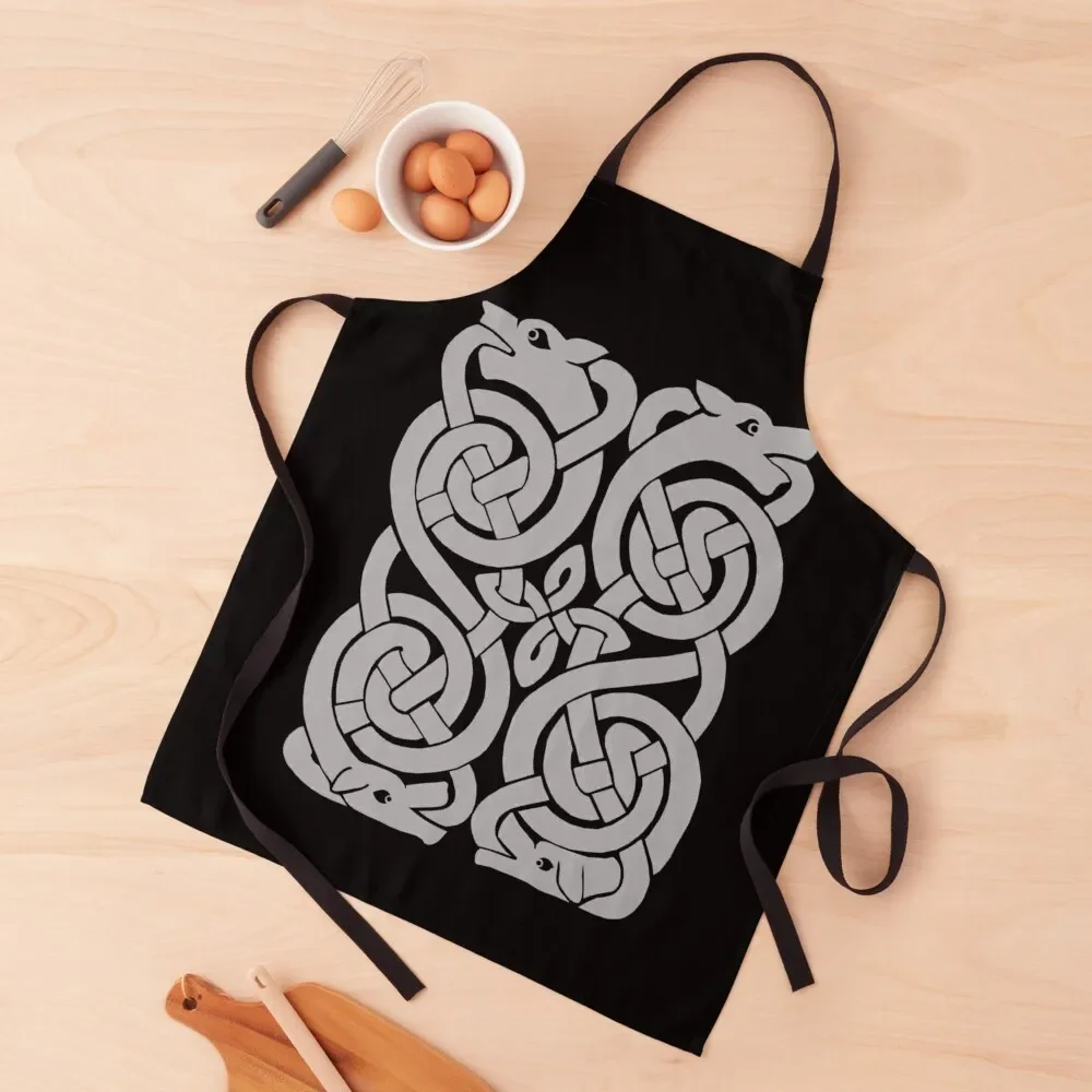 CELTIC DOGS KNOT, CELTIC KNOT WORK Apron cook wear Women's Kitchen Apron
CELTIC DOGS KNOT, CELTIC KNOT WORK Apron cook wear Women's Kitchen Apron