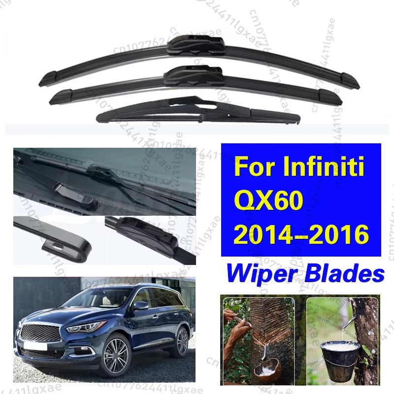 3PCS For Infiniti QX60 2014 2015 2016 Front Rear Wiper Blades Windshield Windscreen Window Cutter Accessories 26"+17"+12"
3PCS For Infiniti QX60 2014 2015 2016 Front Rear Wiper Blades Windshield Windscreen Window Cutter Accessories 26"+17"+12"