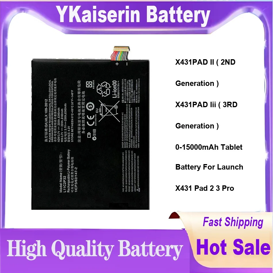 X431PAD II ( 2ND Generation ) X431PAD Iii ( 3RD Generation ) 0-15000mAh Tablet Battery For Launch X431 Pad 2 3 Pro
X431PAD II ( 2ND Generation ) X431PAD Iii ( 3RD Generation ) 0-15000mAh Tablet Battery For Launch X431 Pad 2 3 Pro