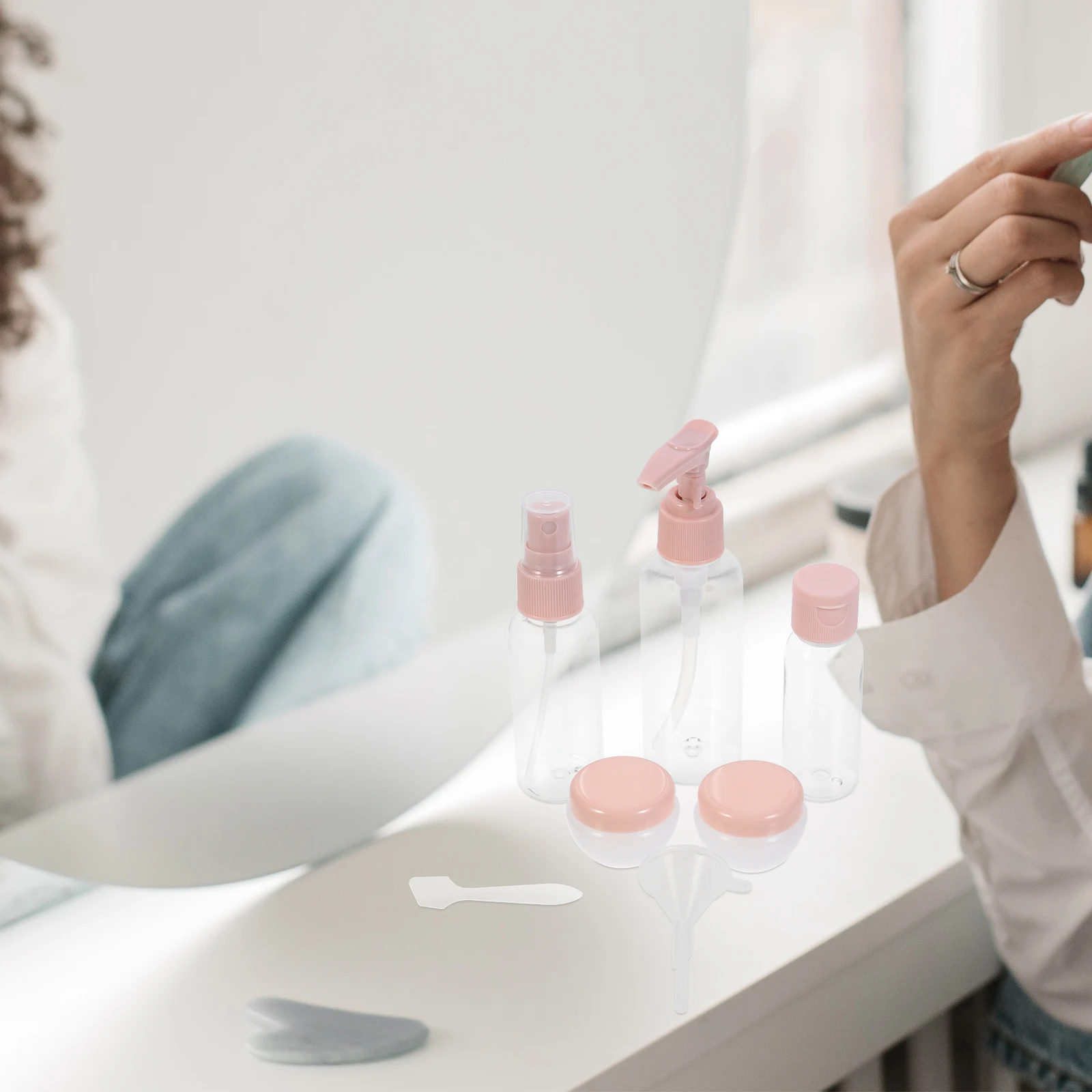 Empty Bottle Set Travel Bottles for Toiletries Skincare Makeup Size Small Essentials Refillable Toiletry
Empty Bottle Set Travel Bottles for Toiletries Skincare Makeup Size Small Essentials Refillable Toiletry