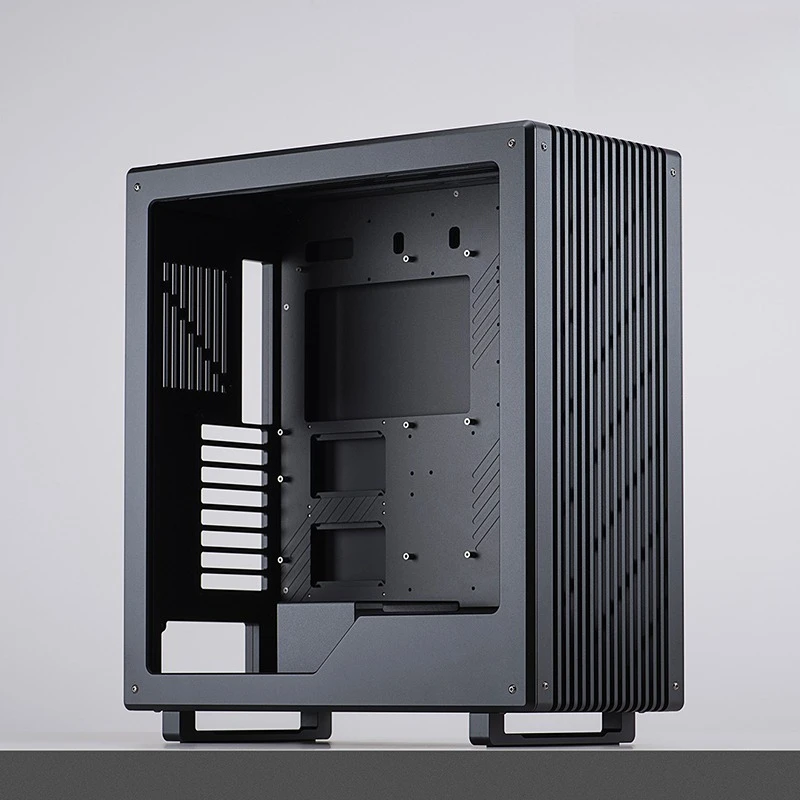 M60 all aluminum computer case, fully tower split water-cooled desktop side pass through
M60 all aluminum computer case, fully tower split water-cooled desktop side pass through