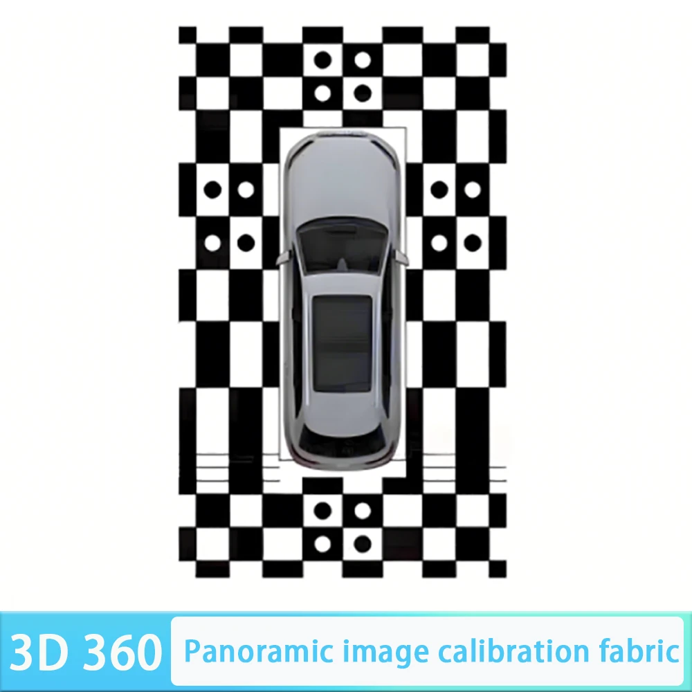 360 panoramic imaging system Automatic calibration cloth Fully wrapped fabric Car Mat Fully automatic splicing calibration cloth
360 panoramic imaging system Automatic calibration cloth Fully wrapped fabric Car Mat Fully automatic splicing calibration cloth