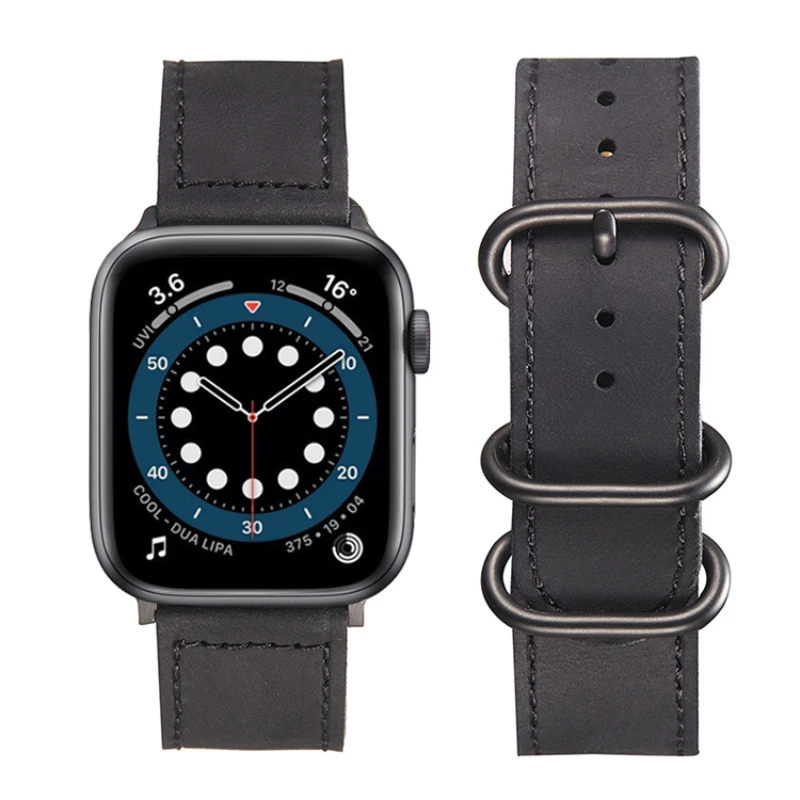 Premium Leather Belt For Apple Watch Ultra 49mm 45mm 41mm Three Ring Bracelet Wristband iWatch 8 7 6 5 4 SE 44mm 42mm 40mm Strap
Premium Leather Belt For Apple Watch Ultra 49mm 45mm 41mm Three Ring Bracelet Wristband iWatch 8 7 6 5 4 SE 44mm 42mm 40mm Strap