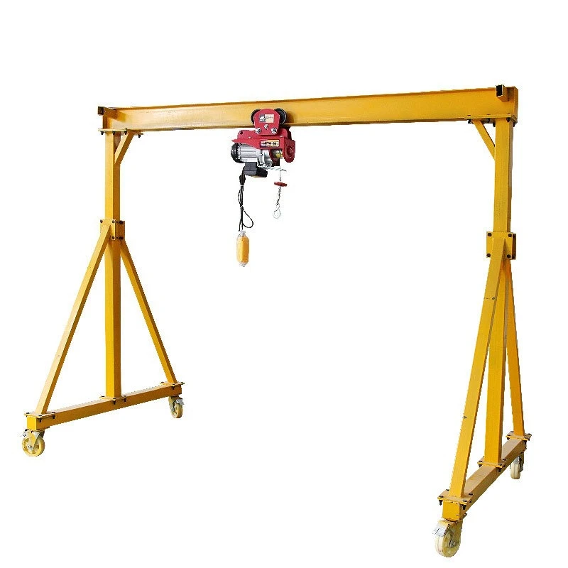 Small gantry electric trackless gantry crane universal wheel movable hand push gantry crane
Small gantry electric trackless gantry crane universal wheel movable hand push gantry crane