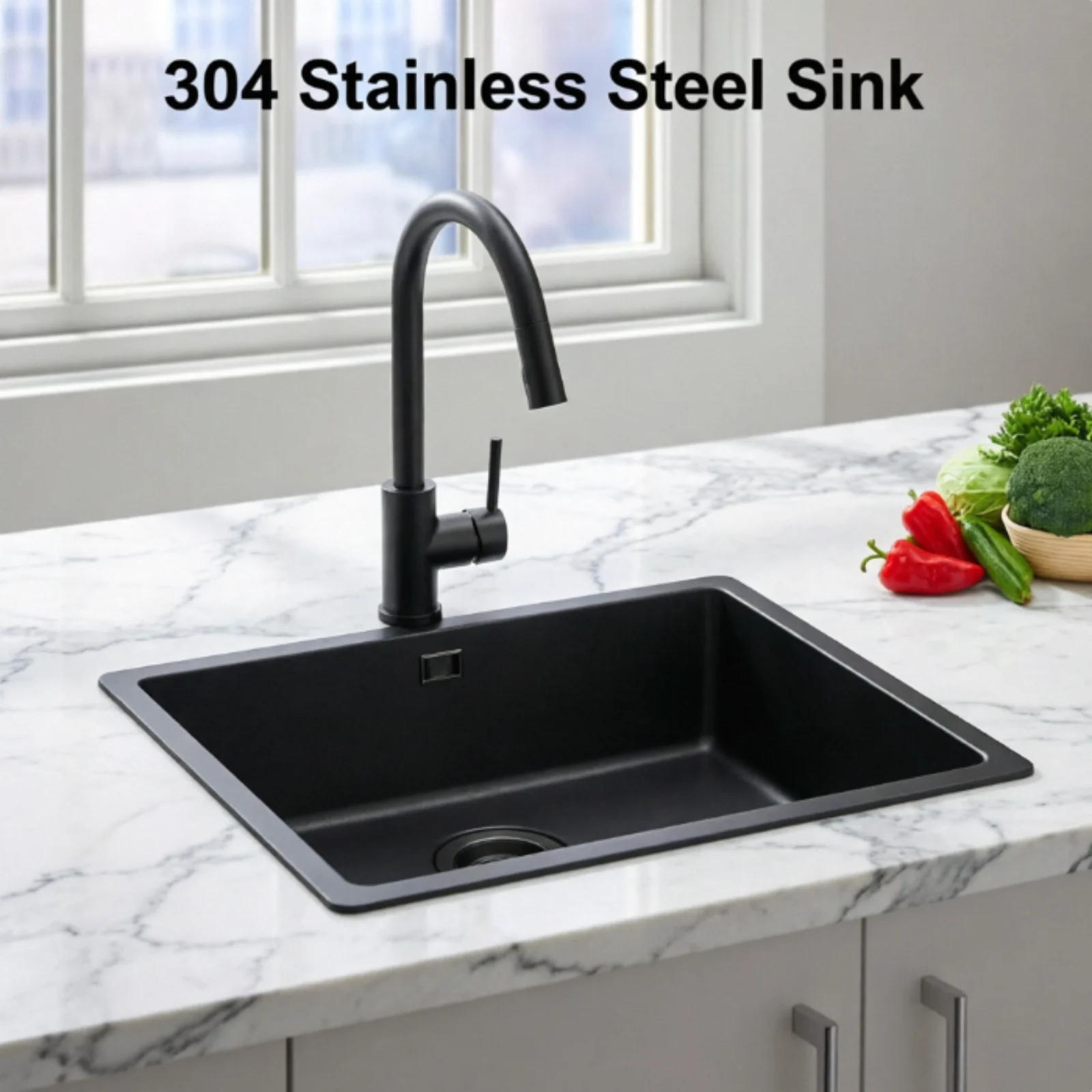 304 Stainless Steel Sink Deepened Large Bar Sink Corrosion Resistant Sturdy Structure Effectively Prevent Water Splashing
304 Stainless Steel Sink Deepened Large Bar Sink Corrosion Resistant Sturdy Structure Effectively Prevent Water Splashing