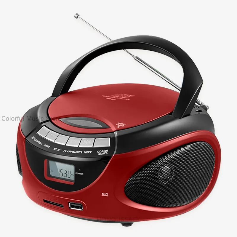 Портативный стерео проигрыватель компакт-дисков размера Smaill, бумбокс, поддержка FM-радио, USB-порт, ЖК-дисплей, Bluetooth-динамик, переносной MP3-плеер
Портативный стерео проигрыватель компакт-дисков размера Smaill, бумбокс, поддержка FM-радио, USB-порт, ЖК-дисплей, Bluetooth-динамик, переносной MP3-плеер