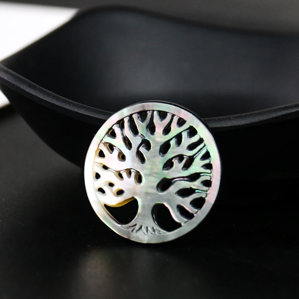 Retro Natural Black Shell Hollow Tree of Life Charms Mop Mother of Pearl DIY Necklace Earrings Woman Jewelry Making Accessories
Retro Natural Black Shell Hollow Tree of Life Charms Mop Mother of Pearl DIY Necklace Earrings Woman Jewelry Making Accessories