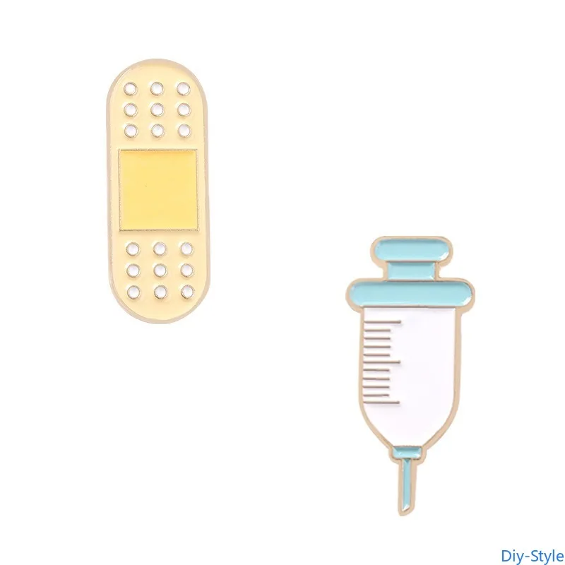 Syringe Clothing Accessories Backpack Alloy Brooch Badge Enamel Lapel Pins Wholesale
Syringe Clothing Accessories Backpack Alloy Brooch Badge Enamel Lapel Pins Wholesale