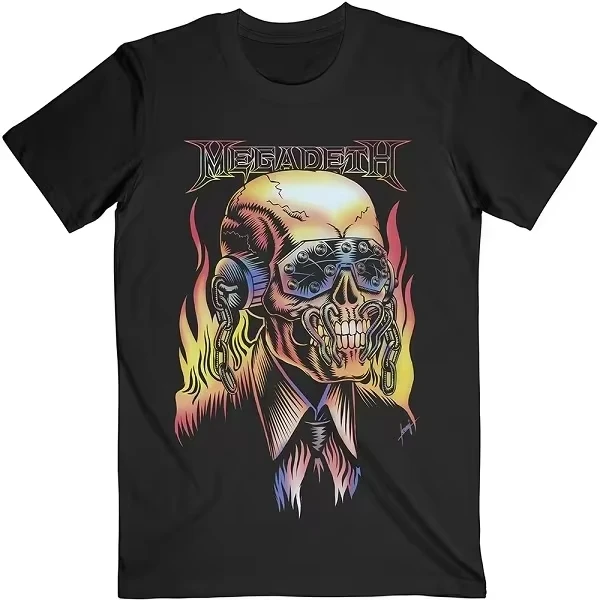 Rue Hommes Et Femmes À Manches Courtes T-shirt Streetwear 2025 Nouveau Style Été MEGADETH Vic Tête Grille Américain Rétr
Rue Hommes Et Femmes À Manches Courtes T-shirt Streetwear 2025 Nouveau Style Été MEGADETH Vic Tête Grille Américain Rétr