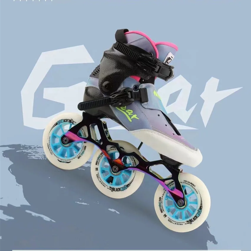 YSMLE Factory OEM Adults Urban Slalom 3&4 Wheels Ultra-carbon Fiber Inline Skate 
YSMLE Factory OEM Adults Urban Slalom 3&4 Wheels Ultra-carbon Fiber Inline Skate