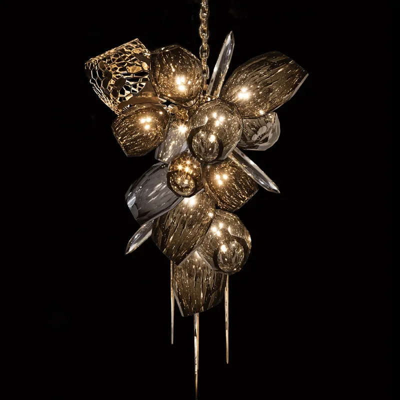 Nordic Luxury Villa Glass Pendant Lights Living Room Hotel Hall Art Pendant Lamp Chain Hanging Lamp Indoor Decor Fixture Lustre
Nordic Luxury Villa Glass Pendant Lights Living Room Hotel Hall Art Pendant Lamp Chain Hanging Lamp Indoor Decor Fixture Lustre
