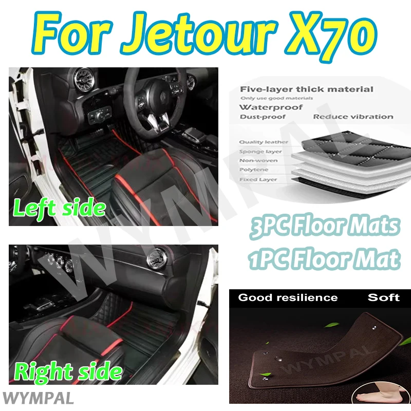 Luxury CustomCar Floor Mats For Jetour X70 Seven Seats 2020 2021 2022 Auto Foot Pads Automobile Carpet Cover Interior Accessori
Luxury CustomCar Floor Mats For Jetour X70 Seven Seats 2020 2021 2022 Auto Foot Pads Automobile Carpet Cover Interior Accessori