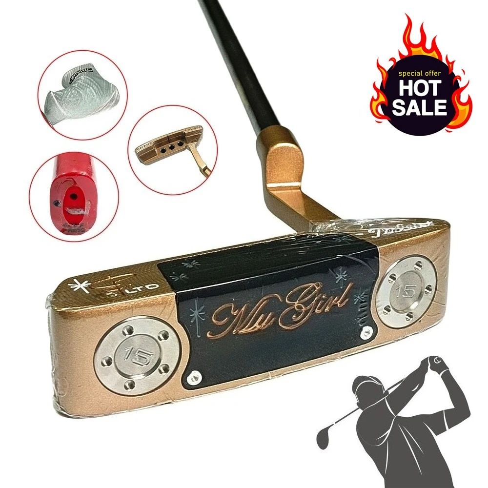 New Luxury Black Gold Golf Putter - Premium Golf Putter for Men & Women, Right-Handed,Straight Shaft Alignment Design
New Luxury Black Gold Golf Putter - Premium Golf Putter for Men & Women, Right-Handed,Straight Shaft Alignment Design
