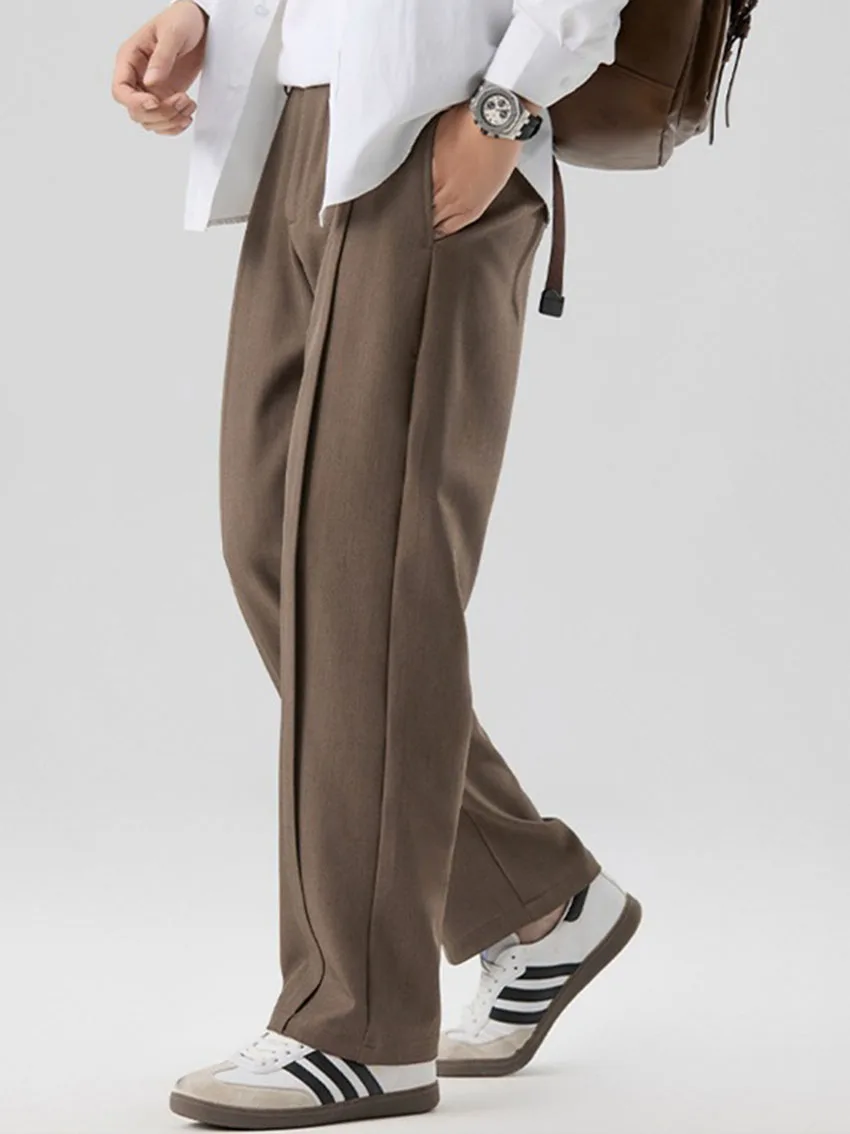 New Autumn Casual Suit Pants Korean Men's Pants Straight Loose Sweatpants Soft Wide Leg Long Baggy Business Trousers
New Autumn Casual Suit Pants Korean Men's Pants Straight Loose Sweatpants Soft Wide Leg Long Baggy Business Trousers