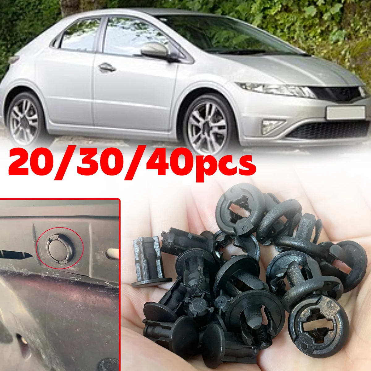 Moldings Trims Grill Engine Under Tray Bumper Push Fit Rivet Chassis Panel Clips Fender for Honda Civic 8th (FA/FD/FG) 2005-2012
Moldings Trims Grill Engine Under Tray Bumper Push Fit Rivet Chassis Panel Clips Fender for Honda Civic 8th (FA/FD/FG) 2005-2012